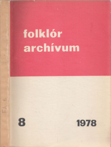 Hoppl Mihly - Folklr archvum 8.