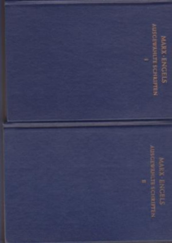 Marx-Engels - Ausgew�hlte Schriften I-II.