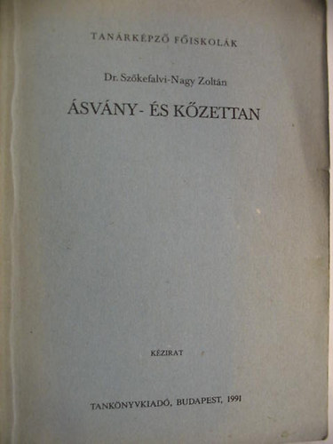dr. Szkefalvi-Nagy Zoltn - svny- s kzettan