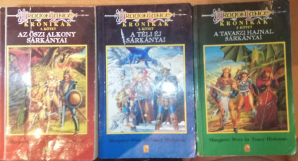 Margaret Weis, Tracy Hickman - 3 db DragonLance krnikk: 1. - 3. :Az szi alkony srknyai + A tli j srknyai + A tavaszi hajnal srknyai