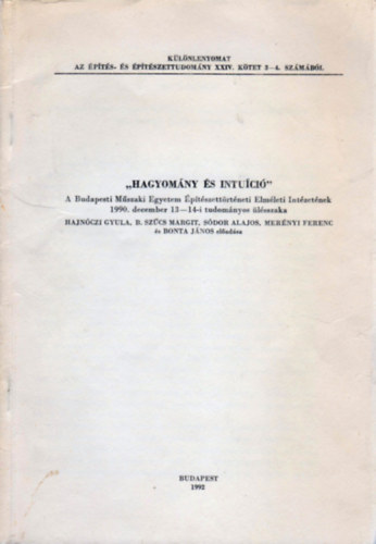 "Hagyomny s intuci"