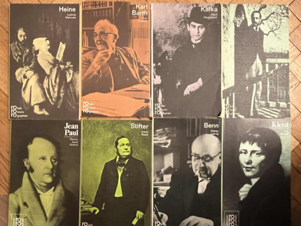 34 db rororo �letrajzi k�nyv n�met nyelven