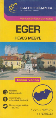 Eger (Heves megye) - teljes v�ros t�rk�p