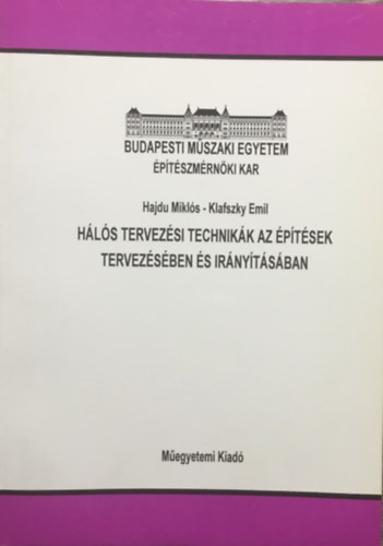 Hajdu Mikls, Klafszky Emil - Hls tervezsi technikk az ptsek tervezsben s irnytsban