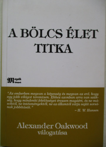 Alexander (vlogatta) Oakwood - A blcs let titka