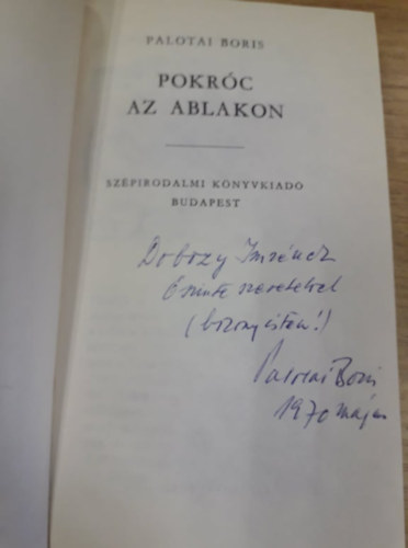 Palotai Boris - Pokr�c az ablakon