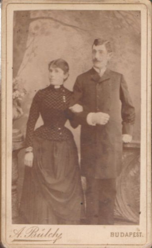 A. Bülch: Ismeretlen pár (6,5x10,5 cm) (vizitkártya)