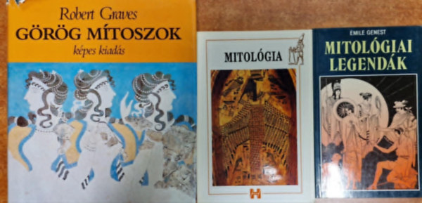 Robert Graves, mile Genest - 3 db mitolgival kapcsolatos m:Grg regk mtoszok kpes kiads+Mitolgia+Mitolgiai legendk
