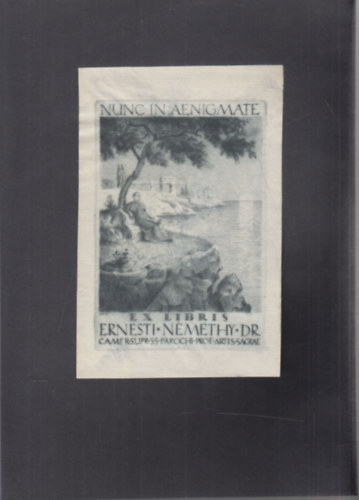 Ex Libris Dr. Nmethy Ern teolgus (eredeti nyomat)