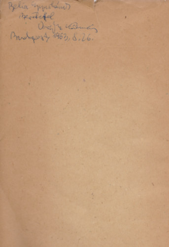 Vargha Kálmán - A novellista Szini Gyula (Dedikált)