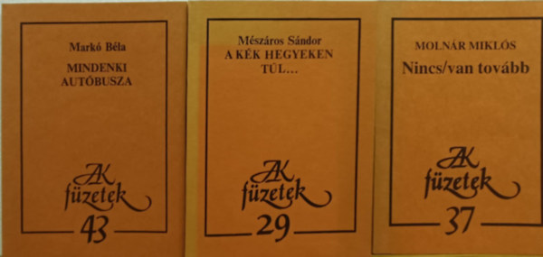 Mszros Sndor, Molnr Mikls, Mark Bla - Magyar szpirodalmi knyvcsomag