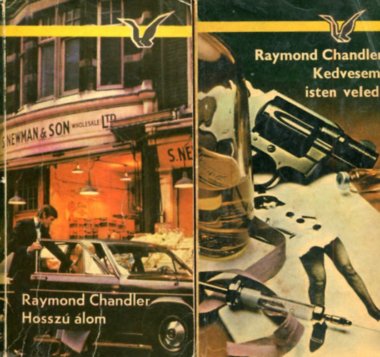Raymond Chandler - 2 db Raymond Chandler kötet: Hosszú álom - Kedvesem, Isten veled!