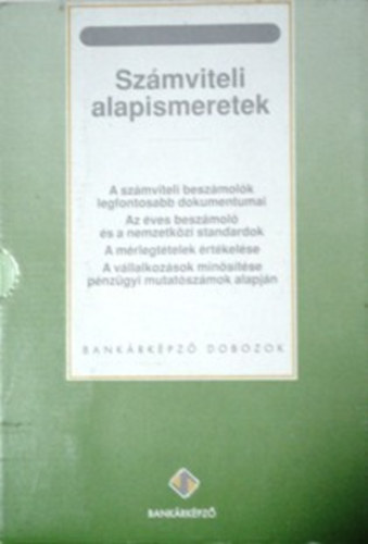 Dobkn; Friedrich; Szkcs; Polacsek - Szmviteli alapismeretek (Bankrkpz dobozok)