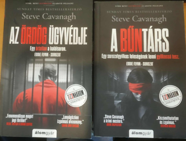 Steve Cavanagh - 2 db Steve Cavanagh, Eddie Flynn-sorozat: Az rdg gyvdje + A bntrs