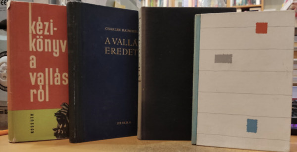 I. A. Galickaja (szerk), Helmuth Von Glasenapp, Charles Hainchelin - 4 db Vallseredet: Gondolatok a vallsrl + A valls eredete + Kziknyv a vallsrl + Az t vilgvalls