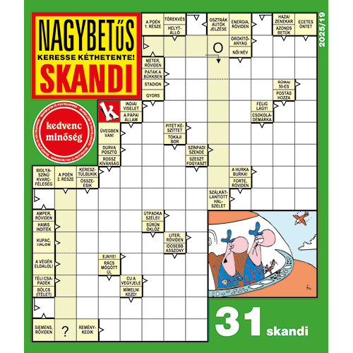 Nagybetűs Skandi 2025/19