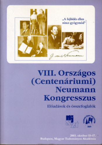 VIII. Országos (Centenáriumi) Neumann Kongresszus