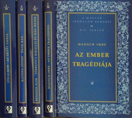 Benedek Elek - Jkai Mr - Katona Jzsef - Madch Imre - Az arany ember + Az ember tragdija + Bnk bn + Tbbsincs kirlyfi s ms mesk (4 ktet)