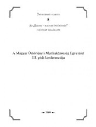 Erd�lyi Istv�n (f�szerk.) - �st�rt�neti f�zetek 8.