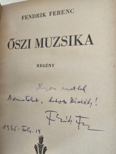 Fendrik Ferenc - Őszi muzsika