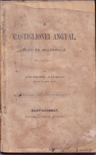 A castiglionei angyal. let-s jellemrajz