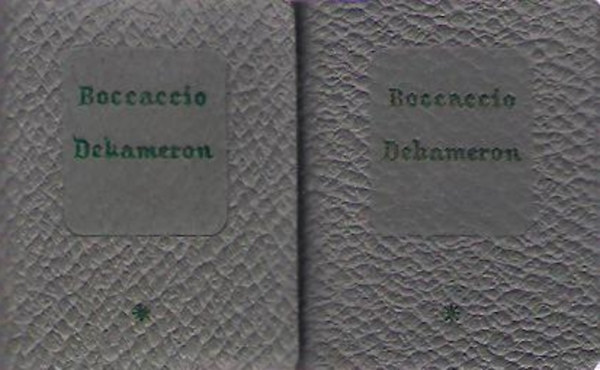 Giovanni Boccaccio - Dekameron (v�logat�s) I-II. (minik�nyv)