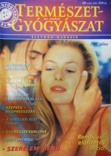 Természetgyógyászat életmód magazin 1997. Július