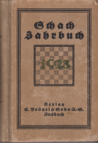 Bachmann Ludwig - Schachjahrbuch für 1923