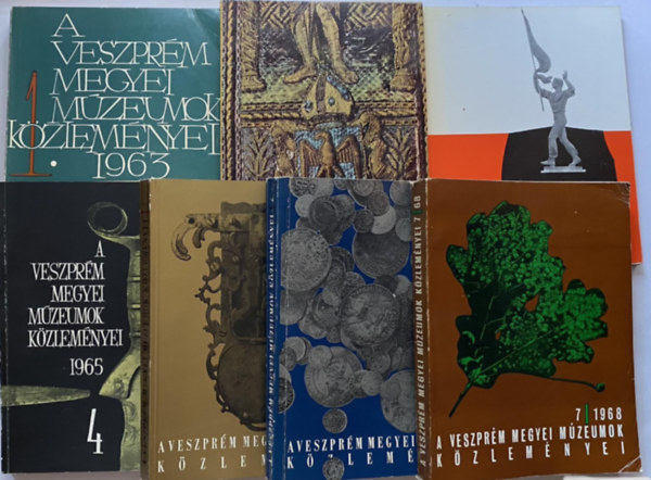A VESZPRM MEGYEI MZEUMOK KZLEMNYEI 1-15 (1963-1980) - HINYZIK A 12. S 14. SZM!