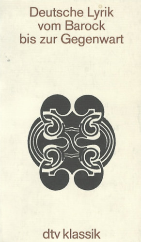 Deutsche Lyrik Vom Barock Bis Zur Gegenwart