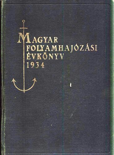 Magyar Folyamhajózási évkönyv 1934