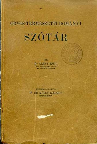 Alexy Emil - Orvos-termszettudomnyi sztr