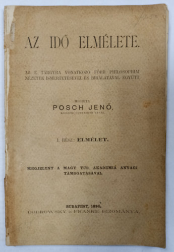 Posch Jen - Az id elmlete I. rsz: Elmlet