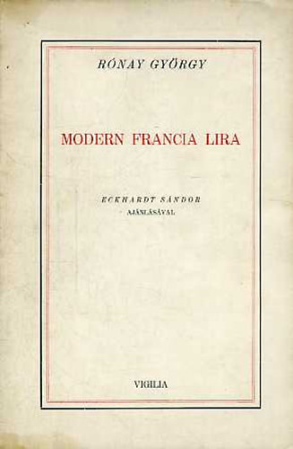 R�nay Gy�rgy - Modern francia lira