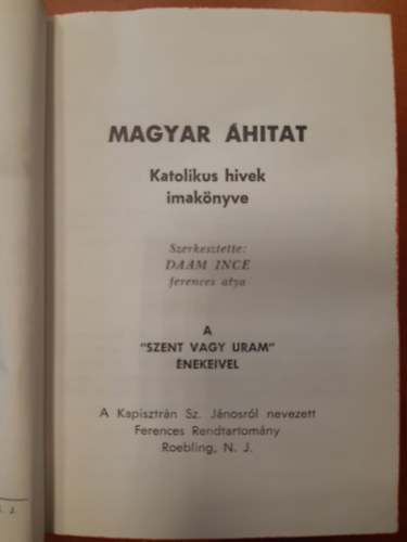 Magyar áhitat