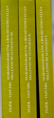 Fejr Dnes, Vasvri Vilmos - Szabadsgharcunk a bolsevizmus ellen millenniumi szmads I-III.ktet - dediklt