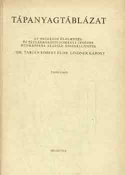Dr.Tarj�n R.-Dr.Linner K. - T�panyagt�bl�zat