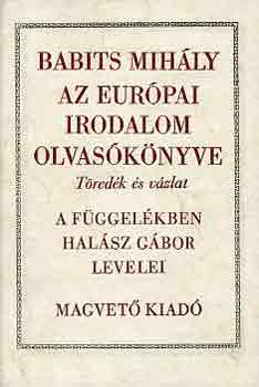 Babits Mihály - Az európai irodalom olvasókönyve