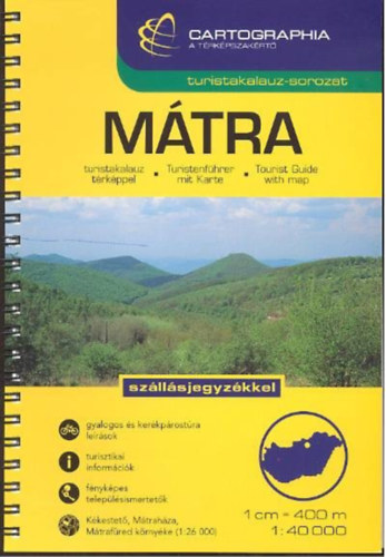 Berki Zoltn - Mtra / Turistakalauz-sorozat / Szllsjegyzkkel, trkppel 1: 40000