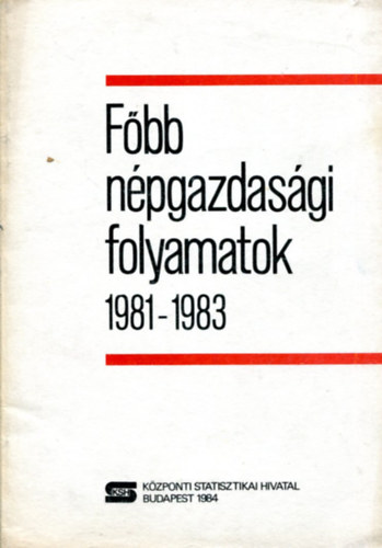 Nincs feltntetve - Fbb npgazdasgi folyamatok 1981-1983