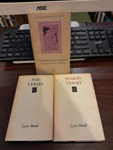 Edgar Allan Poe, Alekszandr Puskin, Csokonai Vitz Mihly - Versek KNYVMENT AJNLAT (3 ktet): Poe versei+Puskin versei+Csokonai Vitz Mihly vlogatott versei