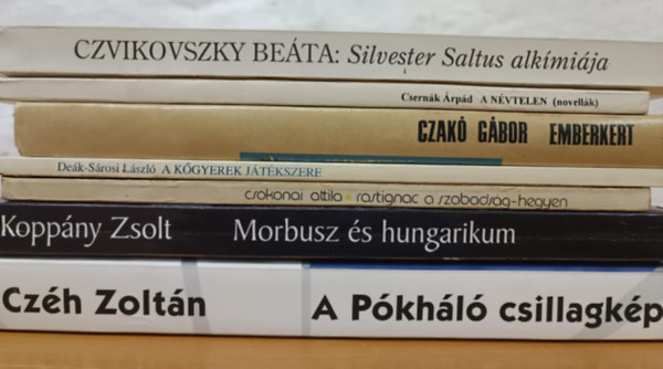 Czakó Gábor, Csernák Árpád, Czvikovszky Beáta, Czéh Zoltán, Koppány Zsolt, Csokonai Attila, Deák-Sárosi László - Magyar kortárs könyvcsomag