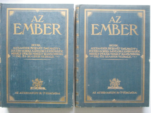 Lenhossk Mihly Alexander Bernt - Az ember testi s lelki lete, egyni s faji sajtsgai I-II.