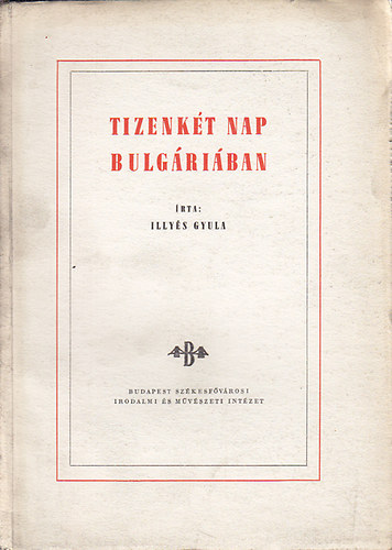 Illys Gyula - Tizenkt nap Bulgriban