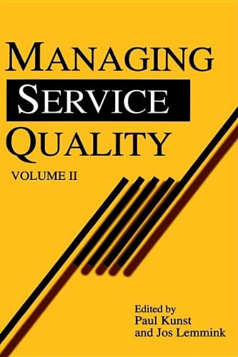 Paul Kunst, Jos Lemmink - Managing Service Quality Vol.# II (Paul Chapman Publishing)