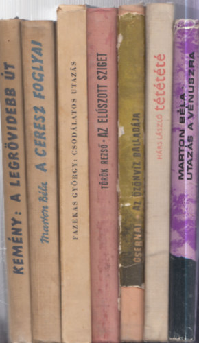 Kemény Dezső - 7 db. sci-fi (magyar szerzők): A legrövidebb út + A Ceresz foglyai + Utazás a Vénuszra + Csodálatos utazás + Az elúszott sziget + Az özönvíz balladája + Tététété