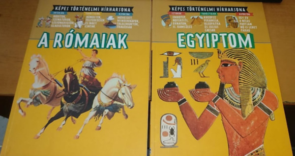 Paule Paganon, Antoine Auger, Catherine Chardonnay (illus.) - 2 db Kpes Trtnelmi Hrharsona: A rmaiak + Egyiptom