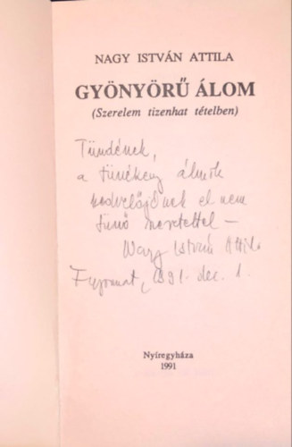Nagy Istvn Attila - Gynyr lom