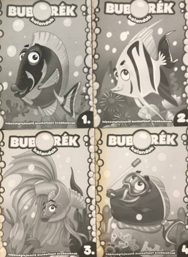 Bobor�k kalandok 1-4. - K�pess�gfejleszt� munkaf�zet �vod�soknak