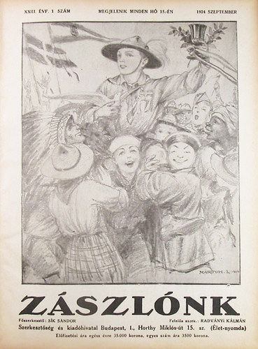 Sk Sndor (fszerk.) - Zszlnk XXI.- XXII.-XXIII-XXIV. vf. (1922-26)